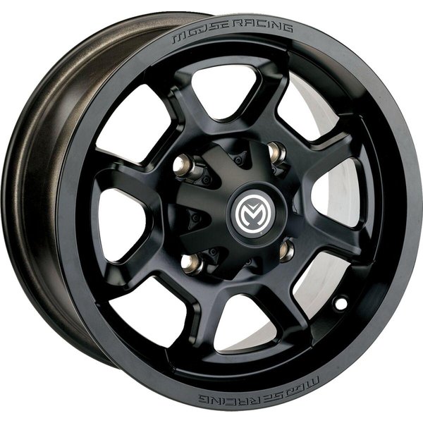 415MO147136MB4 - Moose Racing 415X Wheel For Can Am (BRP) Commander 1000 EFI 2011-2017 Fits Front Or Rear - Black