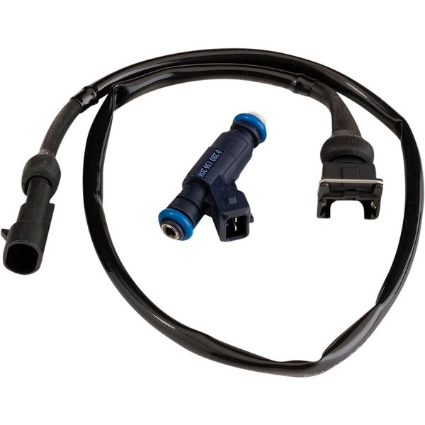 100-4332-PU - Moose Racing Fuel Injector with Pigtail For Polaris Ranger 800 HD 4X4 2010 - Black