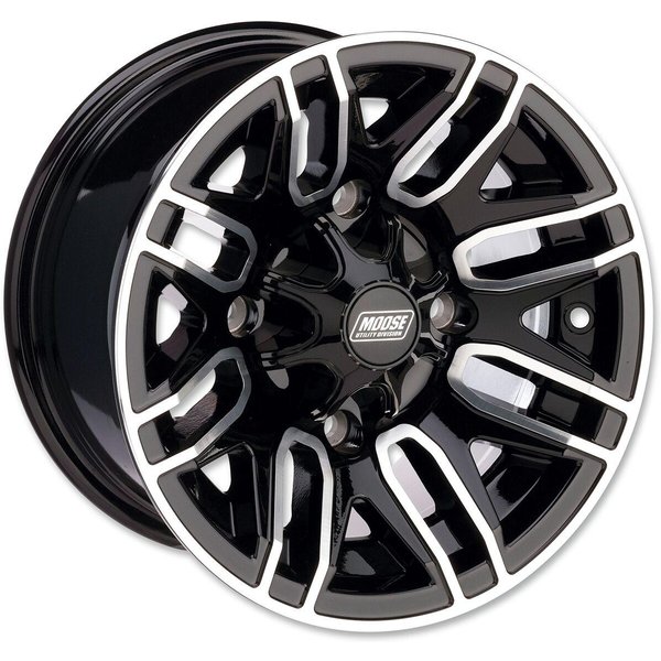 112MO148110GBMF4 - Moose Racing 112X Wheel For Kawasaki KVF650 4X4 2005-2012 Rear - Black