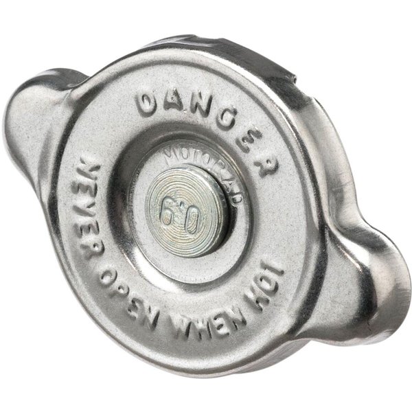 100-2120-PU - Moose Racing Radiator Cap For Polaris 455 4X4 1999 - Silver/Stamped Steel