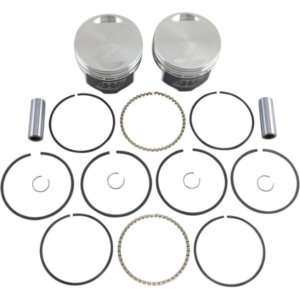 WK1642 - Wiseco High-Performance Piston Kit For Harley Davidson FLH +0.020" - Aluminum
