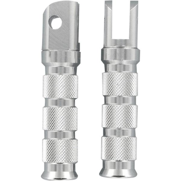 50-11241 - Emgo Aluminium Footpegs For Yamaha FZR 1000 1991-1995 - Silver