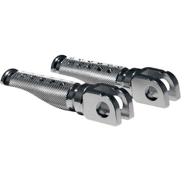 50-11231A - Emgo Slash Cut Footpegs For Suzuki GSX-R 1000 2001-2003 - Silver