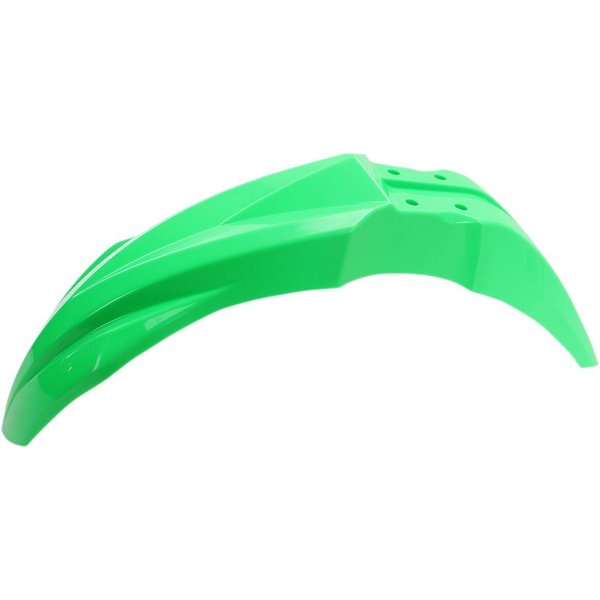 KA04733#AFLU - UFO Fender For Kawasaki KXF250 2017 Front - Fluorescent Green
