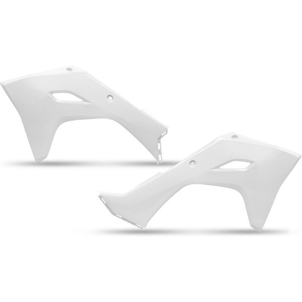 KA04761#047 - UFO Radiator Scoops For Kawasaki KX450 2024-2025 - Fluorescent Green