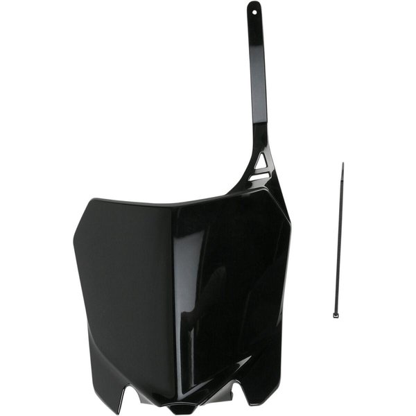 HO04656#001 - UFO Front Number Board For Honda CRF250R 2014-2017 - Black