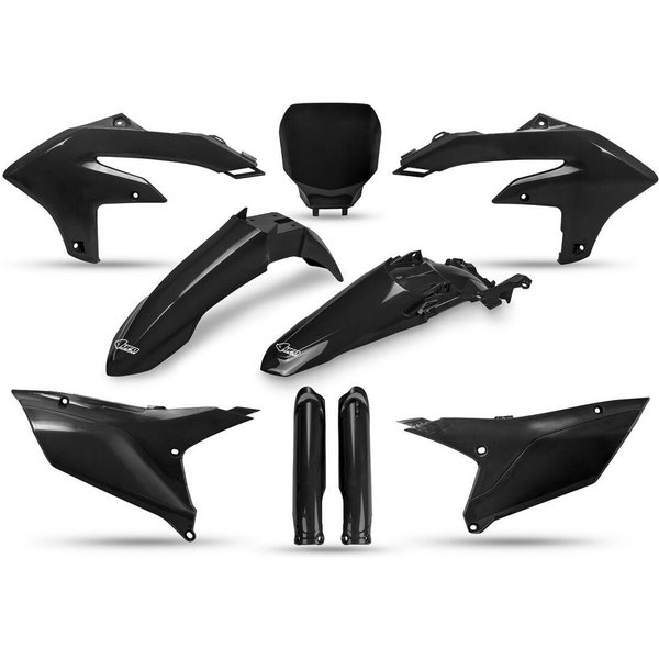 YAKIT326F@001 - UFO Plastics Kit For Yamaha YZF250 2024 - Black