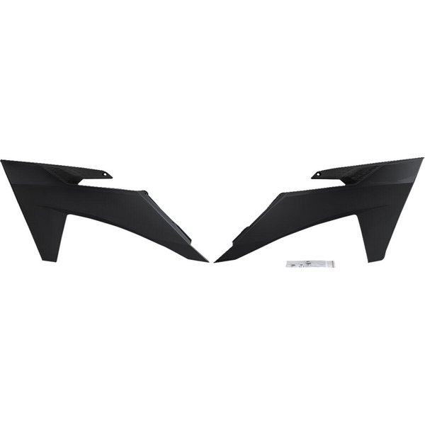 KT05011#001 - UFO Radiator Scoops For KTM EXC150 TBI 2024-2025 - Black