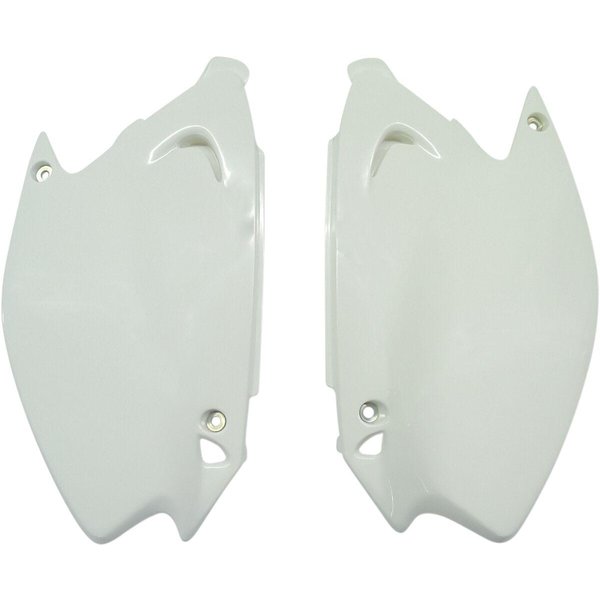 KA03739#047 - UFO Side Panels For Kawasaki KX125 2003-2008 - White