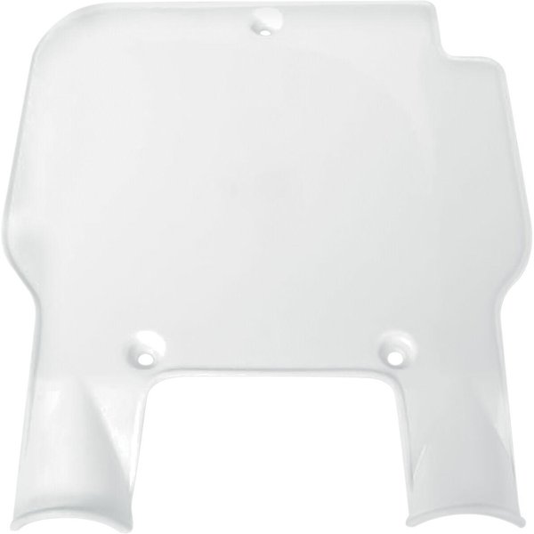 KA02720#047 - UFO Front Number Board For Kawasaki KX125 1989 - White