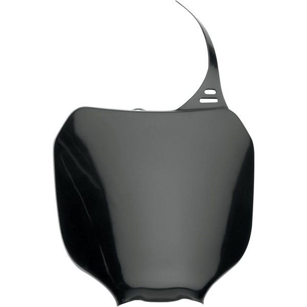 YA03823#001 - UFO Front Number Board For Yamaha YZ125 2000-2005 - Black