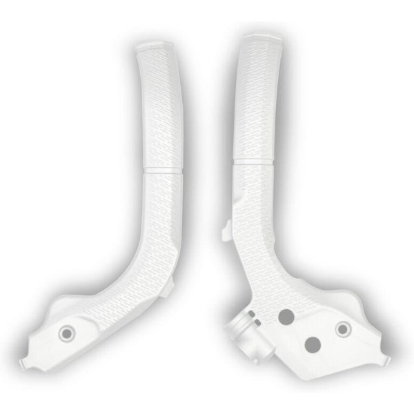 HU03393#040 - UFO Frame Guards For Husqvarna FC250 2019-2022 - White