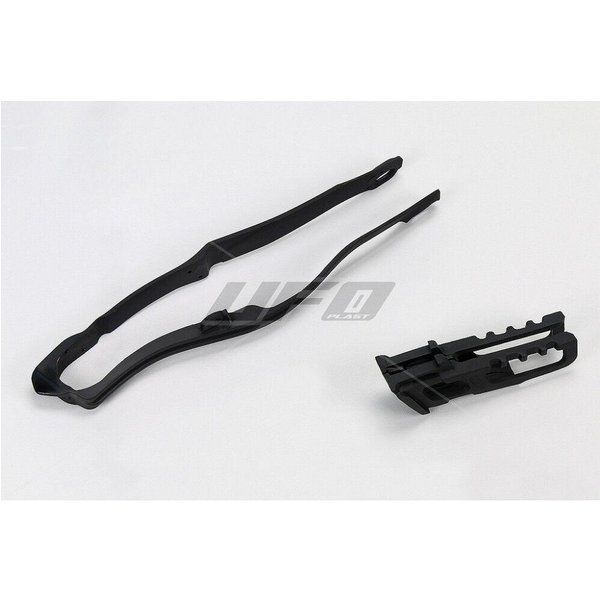 HO04665#001 - UFO Chain Guide & Chain Slider Kit For Honda CRF250R 2017 Black