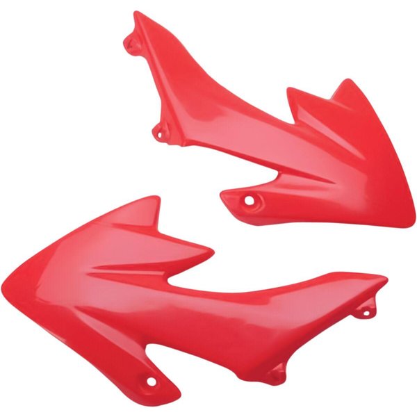 HO03643#070 - UFO Radiator Scoops For Honda CRF50F 2004-2025 - CR Red