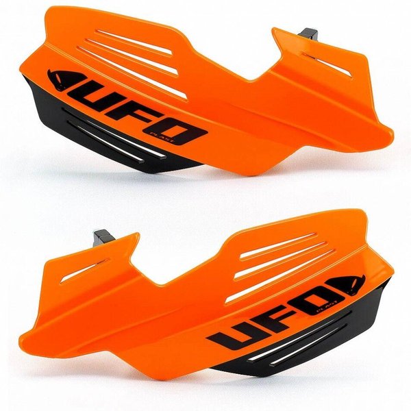 PM01650@FFLU - UFO Vulcan Universal Dual Injection Hand Guards - Fluorescent Orange