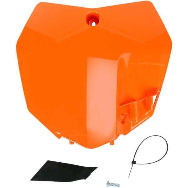 KT04051#127 - UFO Front Number Board For KTM SX125 2013-2015 - OEM/Orange