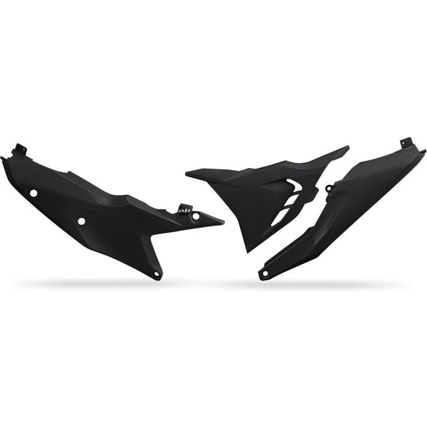 KT05021#001 - UFO Air Box Covers For KTM EXC150 TBI 2024-2025 - Black