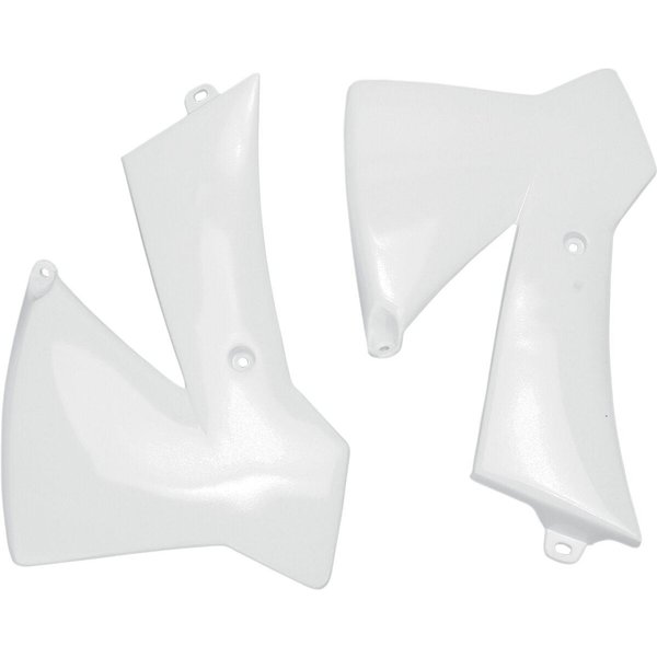 KT03072#047 - UFO Radiator Scoops For KTM SX65 2002-2008 - White
