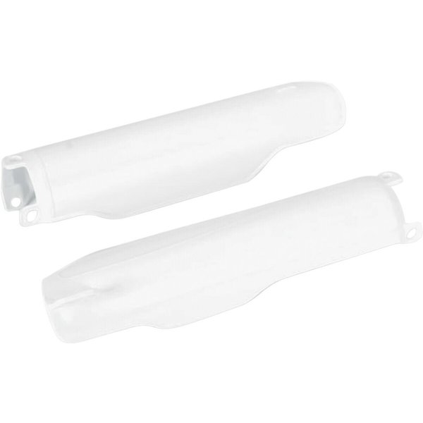 HO03672#041 - UFO Fork Guards For Honda CR125 1991-2007 - White