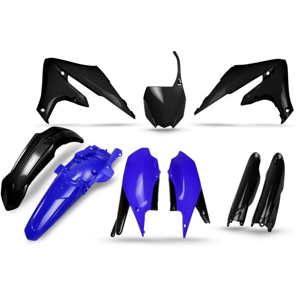 YAKIT323@111 - UFO Plastics Kit For Yamaha YZF250 2019-2023 - Black/Blue