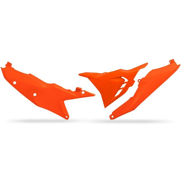 KT05021#FFLU - UFO Air Box Covers For KTM EXC150 TBI 2024-2025 - Fluorescent Orange