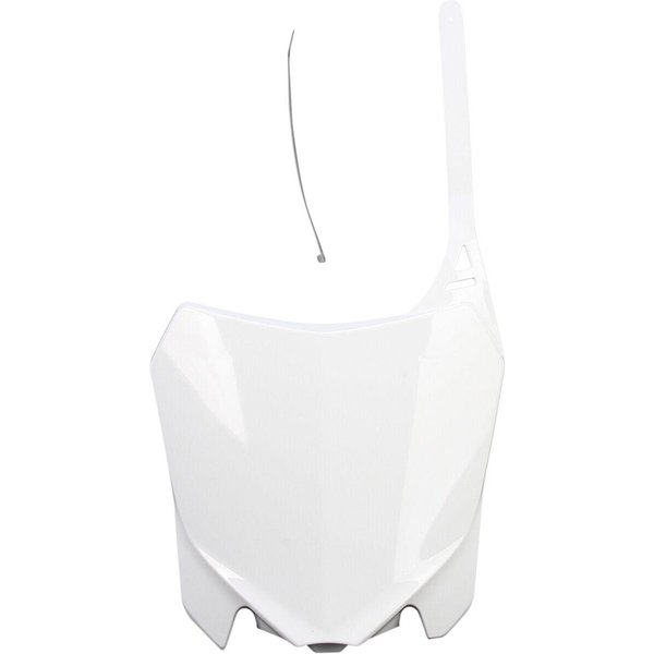 HO04656#041 - UFO Front Number Board For Honda CRF250R 2014-2017 - White