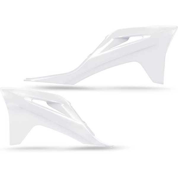 GG07128#041 - UFO Radiator Scoops For Gas Gas EC 250 2021-2023 - White