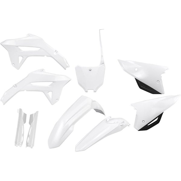 HOKIT125F@041 - UFO Plastics Kit For Honda CRF250R 2022-2024 - Black/White