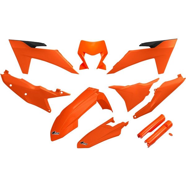 KTKIT530F@127 - UFO Plastics Kit For KTM EXC150 TBI 2024-2025 - Orange '24
