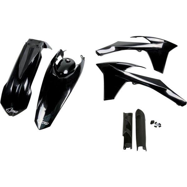 KTKIT513F@001 - UFO Plastics Kit For KTM EXC125 2012-2013 - Black