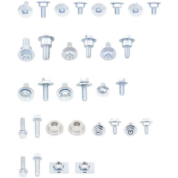 AC02432 - UFO Full Plastic Fastener Kit For Honda CRF250L 2014-2017 - Steel