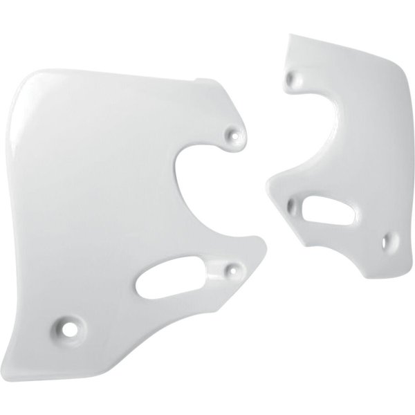 HO02653#041 - UFO Radiator Scoops For Honda CR125 1993-1994 - White