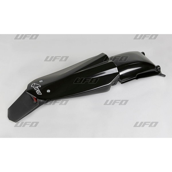 HU03314#001 - UFO Rear Fender With Light For Husqvarna CR125 2005-2008 Rear - Black