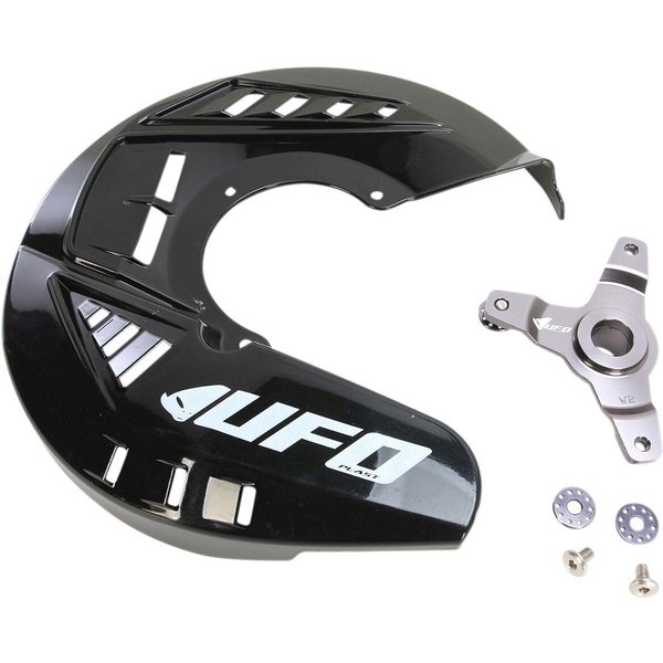 DC01002@001 - UFO Front Brake Disc Protector For Kawasaki KXF250 2013-2020 - Black
