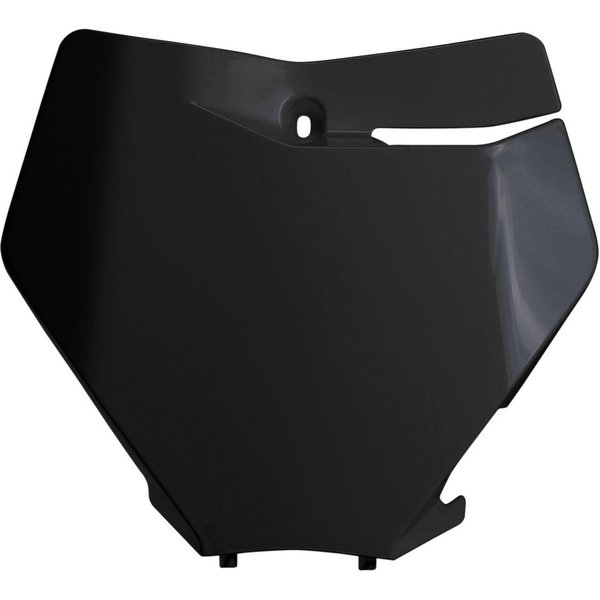 KT04094#001 - UFO Front Number Board For KTM SX125 2019-2022 - Black