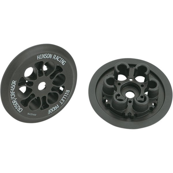 H164-002 - Hinson Billetproof Pressure Plates For Honda CR250 1992-2007 - Akadized/Black
