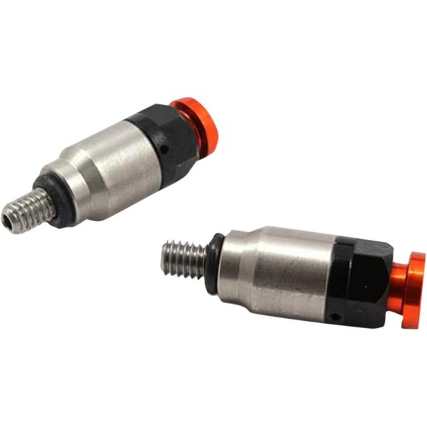 BVS-4MMOR - KSX Fork Air Bleeders For WP Forks - Orange/Silver
