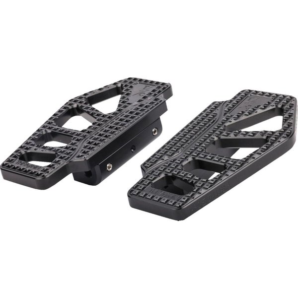 TSC-2217-1-BR - Thrashin Supply Co Apex Mini Floorboards For Harley Davidson E 1000 1936-1952 - Black