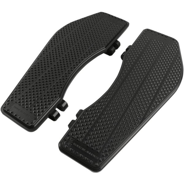 TSC-2200-1 - Thrashin Supply Co Bagger Floorboards For Harley Davidson FLD 1690 2012-2013 - Black
