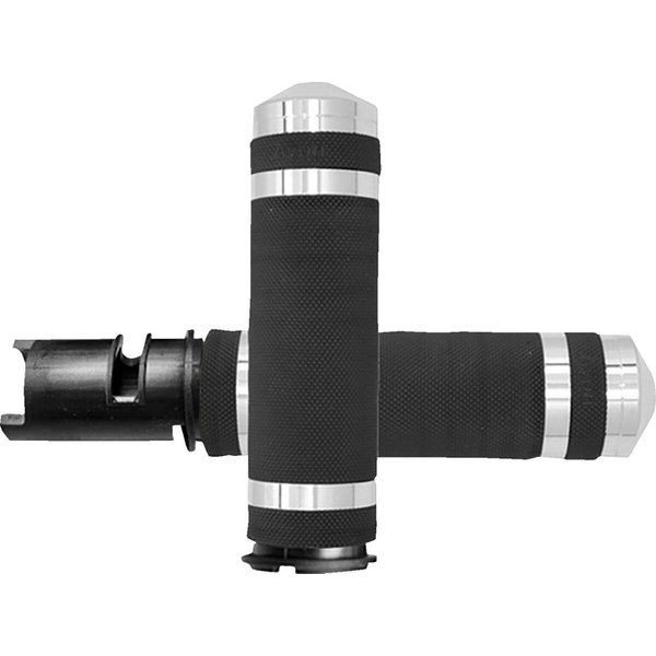 AIR-99-F24 - Avon Grips Super Sport Air-SS Grips For Harley Davidson FLDE 1750 2018-2020 No Flange No Waffle - Chrome