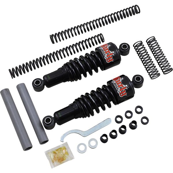 B28-1001B - Burly Slammer Kit For Harley Davidson XL 1200 C 2004-2015 Rear Lowers 63.50 mm (2.50") - Black