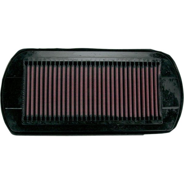 TB-9095 - K&N High Flow Air Filter For Triumph AdVentureR 900 1996-2001 - Black/Red