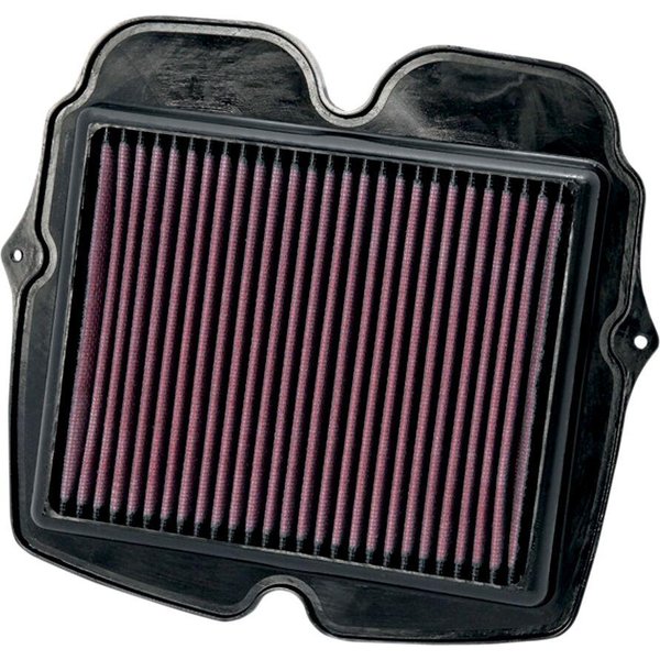 HA-1110 - K&N High Flow Air Filter For Honda VFR 1200 F 2010-2016 - Black/Red
