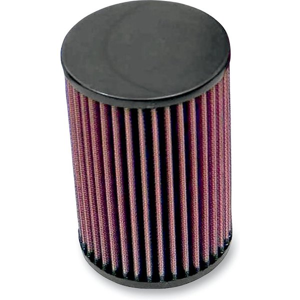 YA-3504 - K&N High Flow Air Filter For Yamaha YFM 350 4X4 2012-2013 - Black/Red