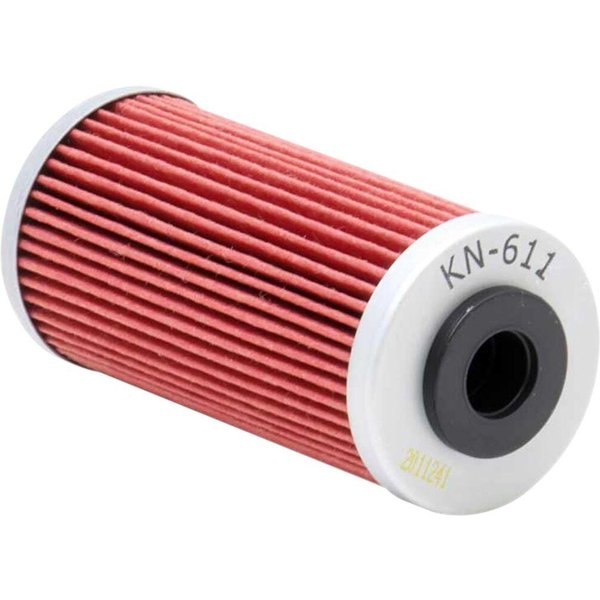 KN-611 - K&N Performance Oil Filter For Sherco 4.5 450I 2005-2008 - Red/Silver