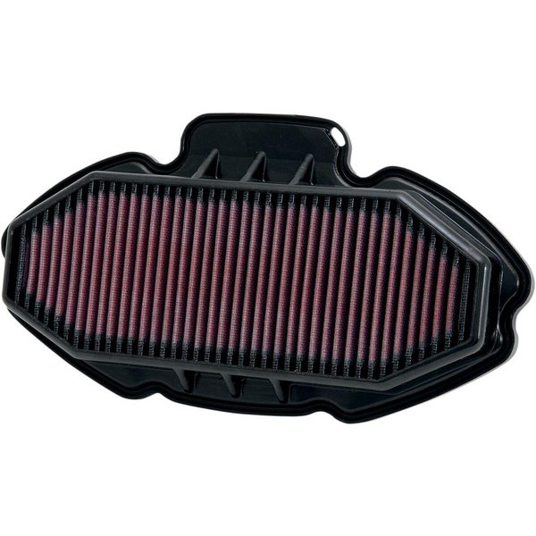 HA-7012 - K&N High Flow Air Filter For Honda CTX700 2014-2016 - Black/Red