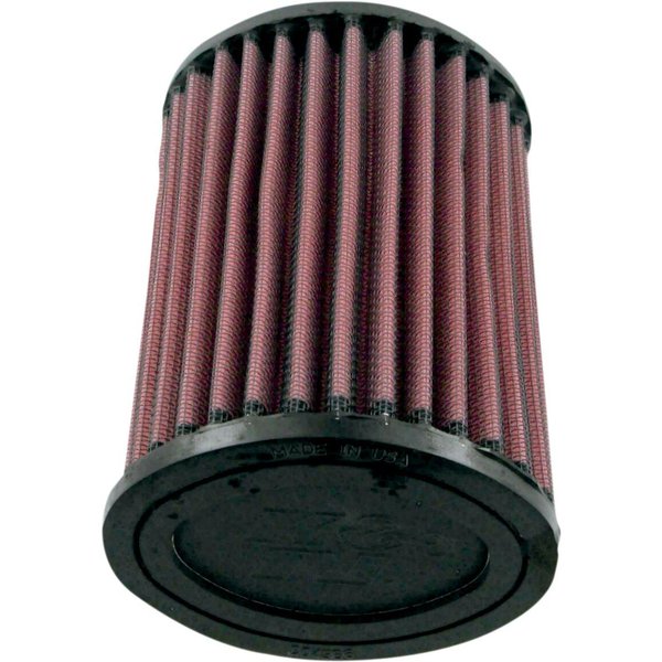 TB-9004 - K&N High Flow Air Filter For Triumph Bonneville 800 2000-2006 - Black/Red