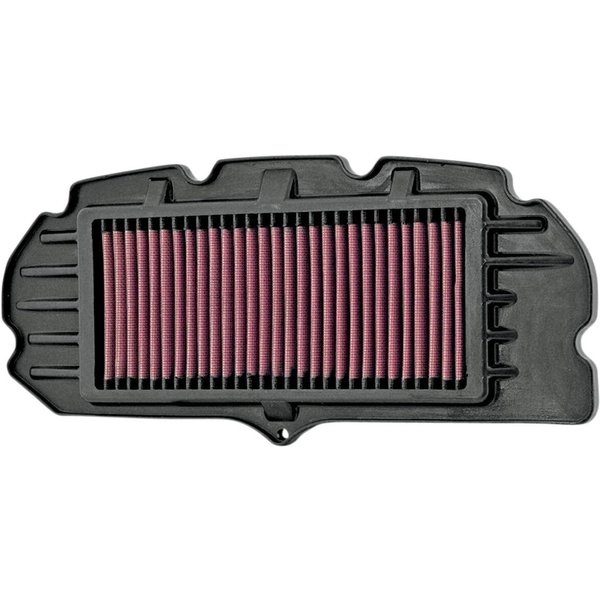 SU-1348 - K&N High Flow Air Filter For Suzuki GSX1300 BK 2008-2011 - Black/Red