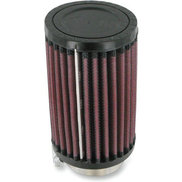 RU-0210 - K&N Universal Clamp On Air Filter For Yamaha YFZ350 1987-2002 - Black/Red