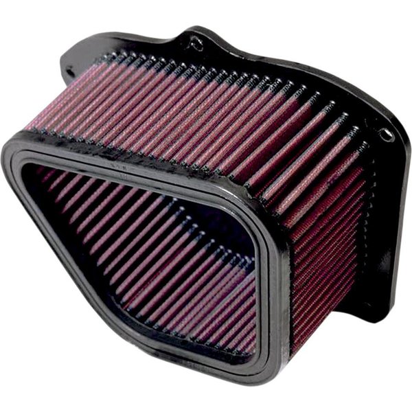 SU-1399 - K&N High Flow Air Filter For Suzuki GSX1300R 1999-2007 - Black/Red